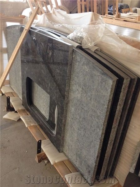 Popular Cheap Spray Seawave Sea Wave White Granite Polished