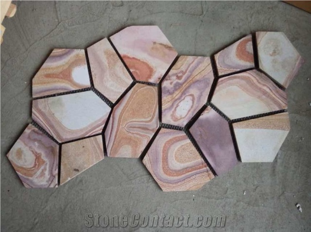 Purple Sandstone/Purple Sandstone Flagstone/Purple Sandstone Nature Stone/Purple Sandstone Flagstone Walkway Pavers
