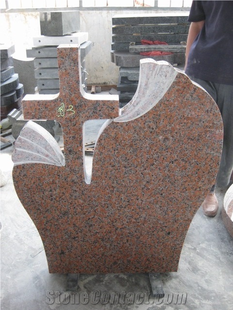 Russia Black Granite Headstone, Hebei Black Granite Monument & Tombstone,Russia Popular Style Granite Tombstone Sculptured Statue,Hand Carving for Outdoor & Garden