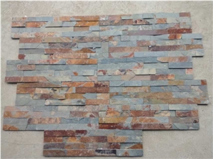 Rusty Slate Chinese Rusty Slate Multicolor Slate, Chinese Cheap Slate Tile, Slate Culture Stone