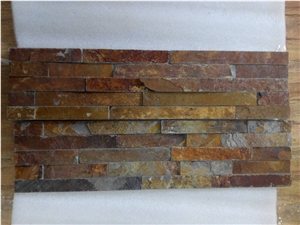 Rusty Slate/Slate/Yellow Slate/Yellow Slate Cement/Culture Stone/Nature Stone/Rusty Panels/Rusty Cladding Panels