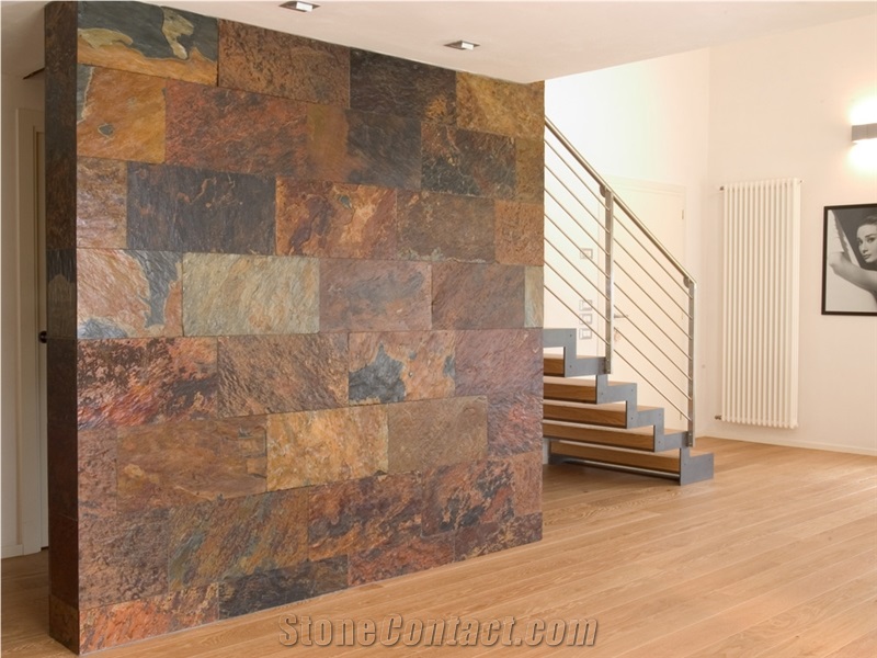 Rusty Slate Tile,Multicolor Slate Tile,Tile,Slate Paving