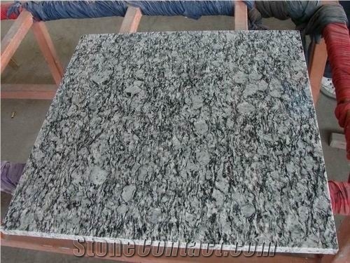 Spray White/G377/Breaking Waves/White Wave/Sea Wave Flower/Spary White/G4418 Granite Tiles & Slabs, Hot Sale Chinese Granite Tiles & Slabs