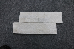 White Quartzite Stone Cladding,Cultured Stone,Quartzite Stacked Stone,Stone Veneer,White Quartzite Ledgestone,Stone Wall Panels,Thin Stone Veneer,Interior Stone Wall
