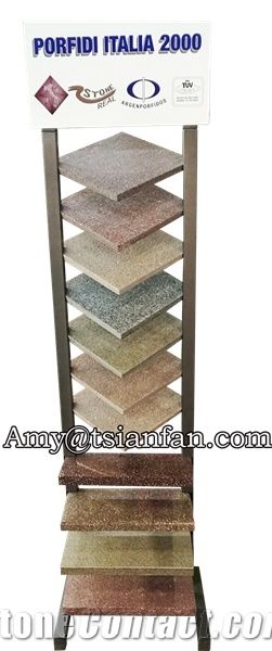 Custom New Products Stone Ceramic Tile Display Stand