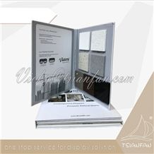 Custom Quartz Stone Sample Book Granite Display Folder