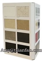 Quartz Stone Display Book Wood Floor Display Folder