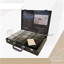 Tsianfan Quartz Stone Sample Suitcase / Stone Display Case -
