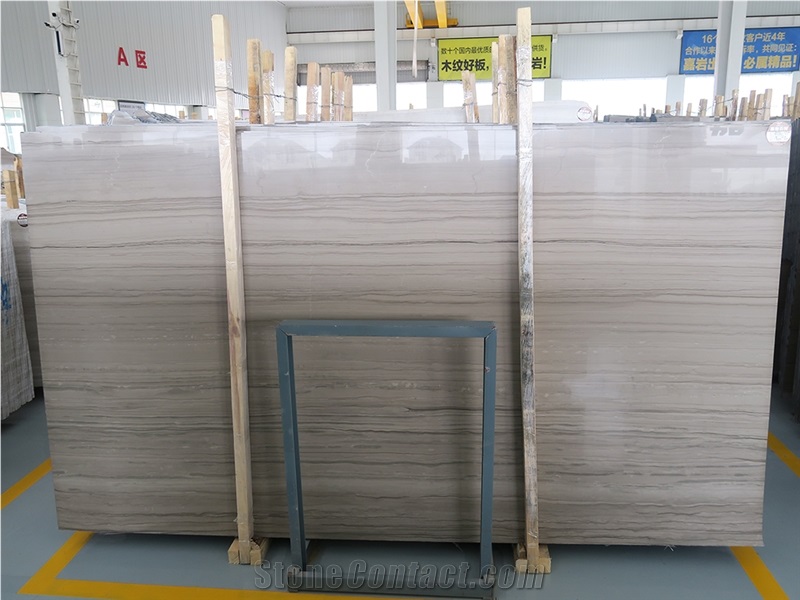 China Marble Quarry Owner Glory Wooden Marble Grey Color Wooden Veins Slabs Tiles
