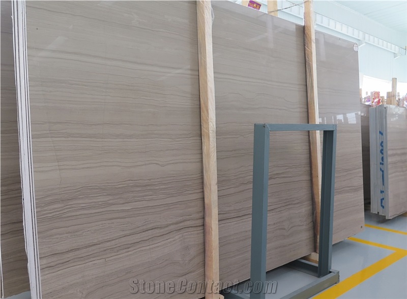Marble Quarry Owner China Supplier Grey Glory Wooden Marble Slabs Tiles Cut to Size 1.8cm,2.0cm,3.0cm Slabs Polished Surface
