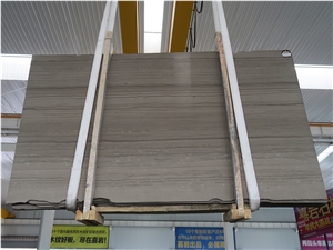 Marble Quarry Owner China Supplier Grey Glory Wooden Marble Slabs Tiles Cut to Size with Polished Surface