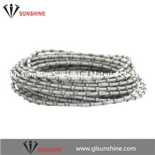 High Quality Plastico Fixed Diamond Wire Saw 8.8mm for Granite Block Squaring Trimming Cut