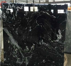 China Cosmos Black Marble Slab, Black Marble Slab & Tile