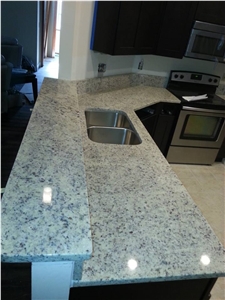 China White Granite Kitchen Bar Tops, Granite Kitchen Countertops