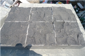 Mongolia Black Cube Stone,Garden Stepping Pavements