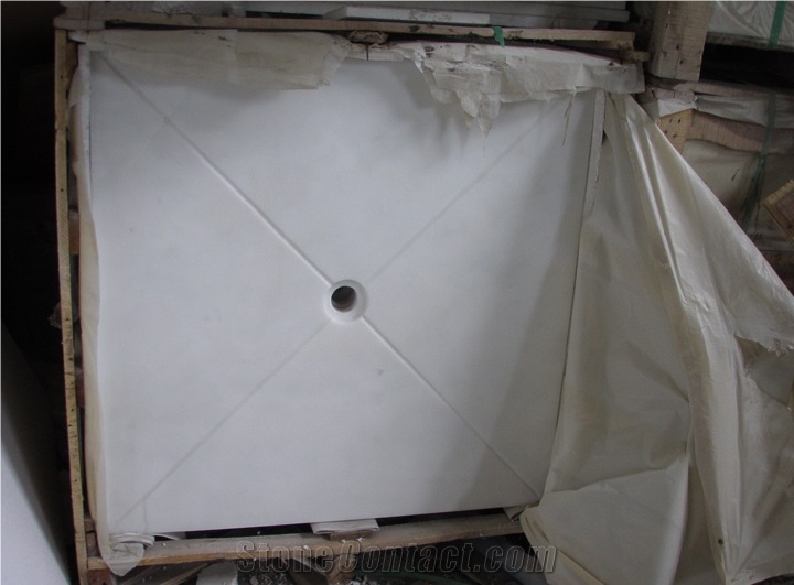 White Marble Shower Trays
