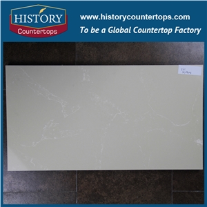 High Quality Popular New Fashion Top Quartz Stone Slabs for for Kitchen and Bathroom, Best Price Artificial Stone Slab, Beige Color Quartz Marble Veins Countertop and Vanity Top