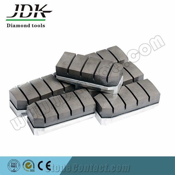 Made in China Diamond Fickert Abrasive with Water Groove, Diamond Grinding Block, Diamond Brick, Sharp Diamond Grinding Shoe for Granite