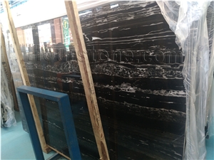 China Sliver Black Marble, Dragon Black, Origin in China, Elegant Dragon Black Marble Tile & Slab with Flooring Covering Tile, Wall Covering Tile Decoration