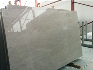 Chinese Polished Cesar Grey Marble Slabs