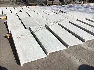 White Quartzite Flamed Dropface Swimming Pool Coping