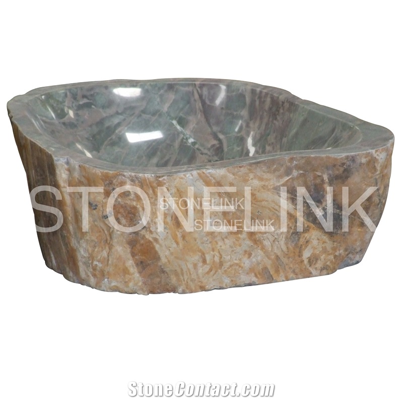 Black Square Basins, Black Nature Stone Sinks, Solid Stone Bathroom Sinks
