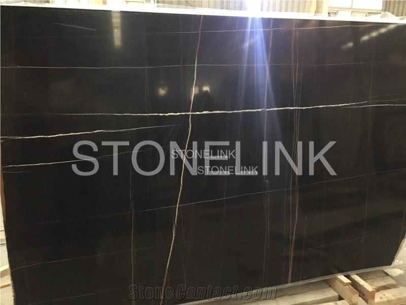 Polished & Honed Black Marble Slabs & Tiles, Port Saint Laurent, Marble ...