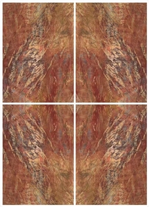 Rosso Damasco Luxury Marble, Rosa Damascus, Numidian Red Marble Polished Slabs & Tiles