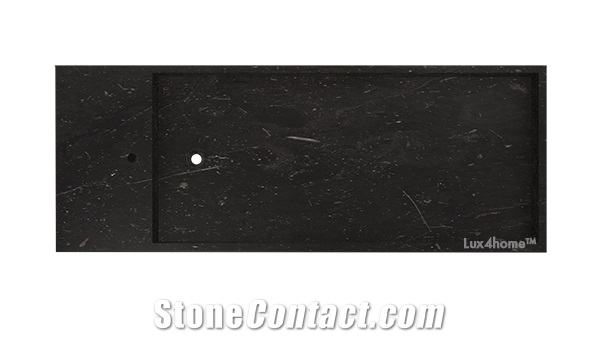 Black Marble Stone Sink Extemplo