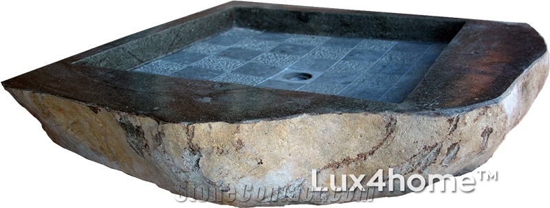 Natural River Stone Shower Tray