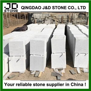 White Stone Pool Coping Tiles, Flamed White Stone Marble Tiles for Sale