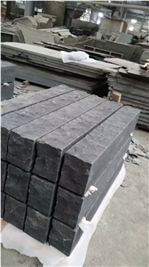 New G684 Black Basalt Sides Natural Split Palisades Pillars and Steps