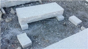 North New G603 Light Grey Granite G341 Flamed Steps and Stairs Sides Split Natural Surface