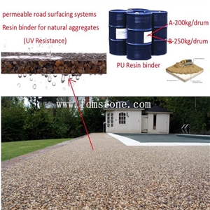 Epoxy Polyurethane Resin Ab Glue for Crushed Pebble Stones Of Walkingways