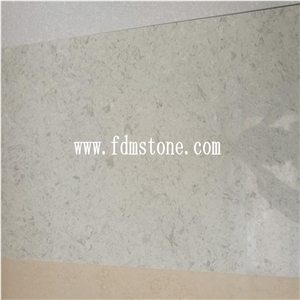 Grey Cloudy Quartz Big Slab,Silver Grey Flower Vein Series Artificial Quartz Walling and Flooring Tiles,Santorini