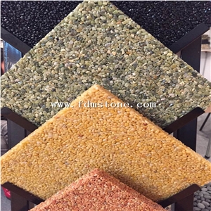 Permapave Paving in Different Colors,Pebble Stone Interlocking Plastic Base Deck Tile Ff Board
