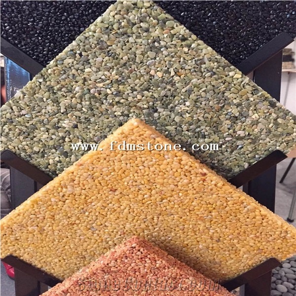 Permeable Paving with Good Water Through,Washed River Stone Tile Wall Pebble Decoration