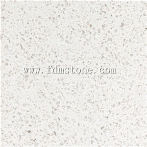 Snow White Quartz Big Slab and Tiles,Artificial Quartz Stone,Non-Porous, Mykanos White,Santorini
