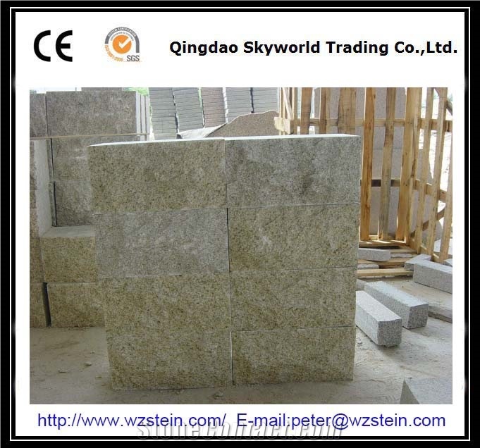 Grey Granite Mushroom Stone Wall Stone