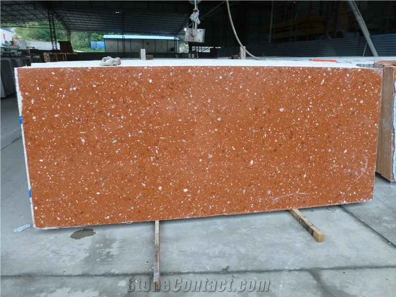Artificial Granite Big Slab Granite Chinese Artificial Granite Mixed Color Artificial Granite Tiles