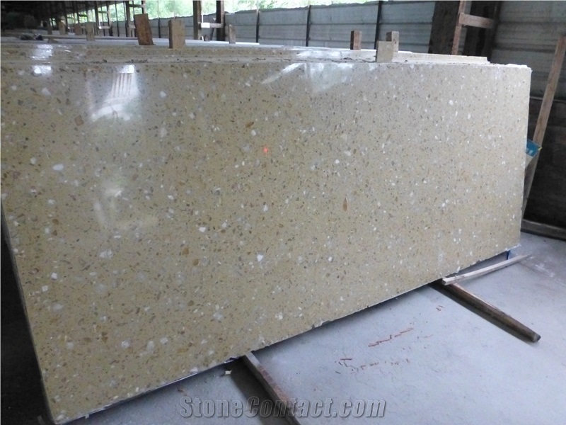 Artificial Granite Big Slab Granite Chinese Artificial Granite Mixed Color Artificial Granite Tiles