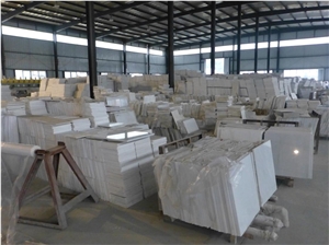 Pure White Marble 20mm Floor Tiles Slabs Factory Price
