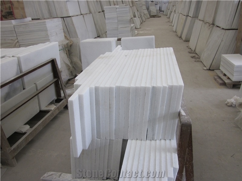 China Crystal White Absolute Marble Tiles