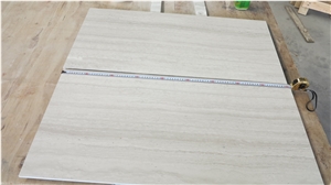 China White Wood Marble Wall Covering Tiles