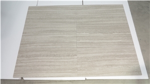 China White Wood Marble Wall Covering Tiles