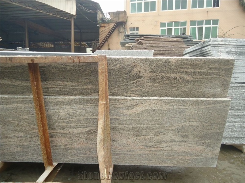 Juparana Gold Granite Tiles, China Yellow Granite