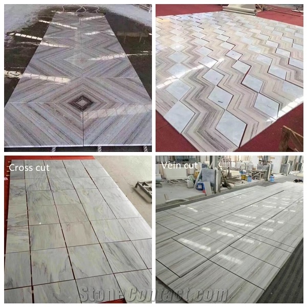 Crystal Wood Grain Marble Tiles & Slabs, Cut-To-Size Tiles, Natural Stone, Polished for Floor & Wall Covering, Patio Pavement, Clading, Interior & Exterior Decoration