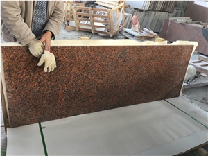 G562 Granite Prefab Countertop, Red Granite Kitchen Countertop