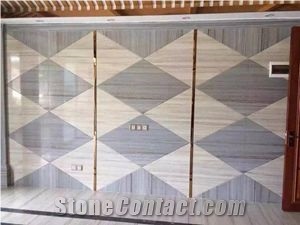 Lay-Out Crystal Wood Grain Marble Wall Tiles,Crystal Serpeggiante,Thassos Wood Marble Polished Slabs& Tiles