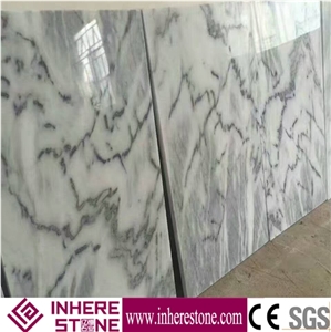 Own Factory Chinese Green Marble Tiles, White Marble Flooring Tile Design, Natural Polishing Stones